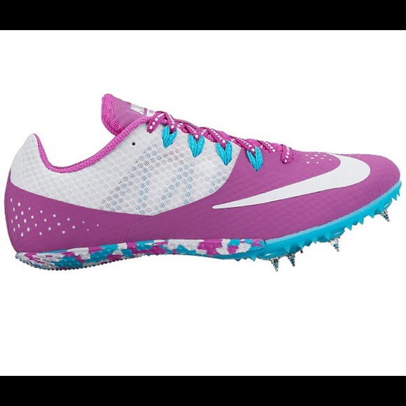 purple nike track spikes